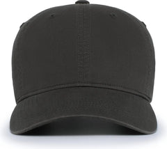 Pacific Headwear V57 Blank Vintage Buckle Strap Adjustable Cap - Charcoal - Dark Gray / OS