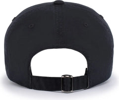 Pacific Headwear V57 Blank Vintage Buckle Strap Adjustable Cap - Black - Black / OS