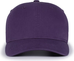 Pacific Headwear V57 Blank Vintage Buckle Strap Adjustable Cap - Purple - Purple / OS