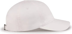 Pacific Headwear V57 Blank Vintage Buckle Strap Adjustable Cap - White - White / OS