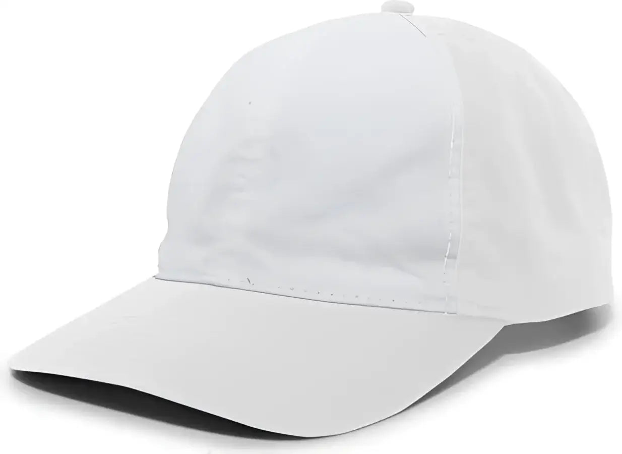 Pacific Headwear V57 Vintage Buckle Strap Adjustable Cap - White - White / 7’’ - 7 7/8’’