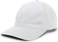 Pacific Headwear V57 Vintage Buckle Strap Adjustable Cap - White - White / 7’’ - 7 7/8’’