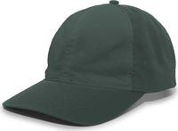 Pacific Headwear V57 Vintage Cotton Buckle Back Cap - Dark Green - Forest / 7’’ - 7 7/8’’