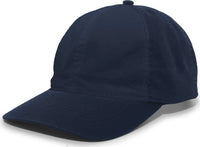 Pacific Headwear V57 Vintage Cotton Buckle Back Cap - Navy - Navy / 7’’ - 7 7/8’’