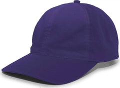 Pacific Headwear V57 Vintage Cotton Buckle Back Cap - Purple - Purple / 7’’ - 7 7/8’’