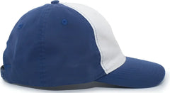 Pacific Headwear V57 Vintage Cotton Buckle Back Cap - Royal White - Royal White / 7’’ - 7 7/8’’