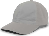 Pacific Headwear V57 Vintage Cotton Buckle Back Cap - Silver - Light Gray / 7’’ - 7 7/8’’