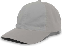 Pacific Headwear V57 Vintage Cotton Buckle Back Cap - Silver - Light Gray / 7’’ - 7 7/8’’