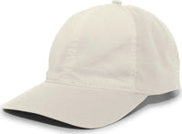 Pacific Headwear V57 Vintage Cotton Buckle Back Cap - Stone - Ivory / 7’’ - 7 7/8’’
