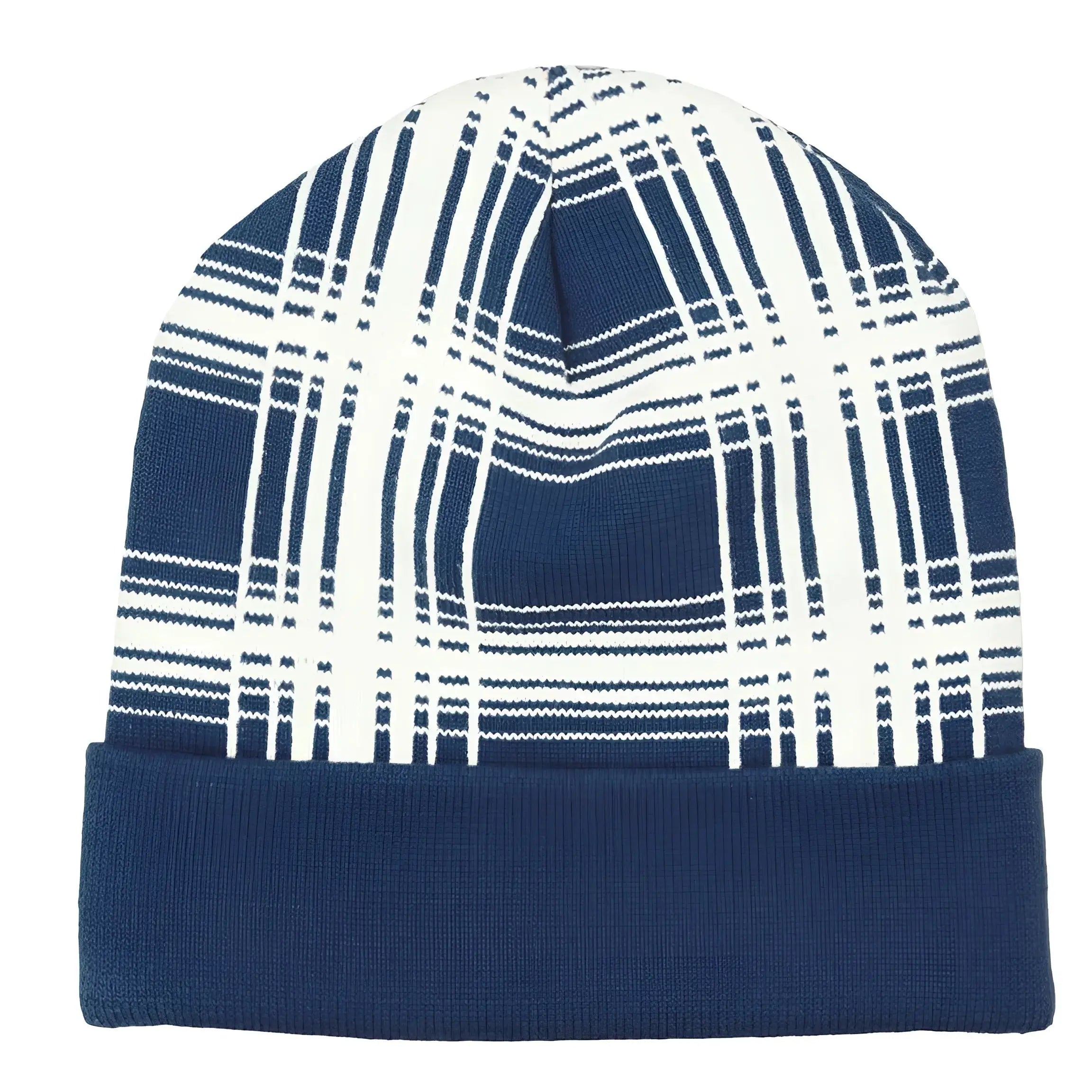 Pennant HW24 Mega Plaid Beanie Navy Blue Navy / OSFM