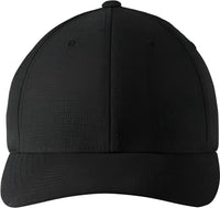 Port Authority C301 Flexfit 110 Performance Snapback Cap - Black - Black / One Size Fits Most