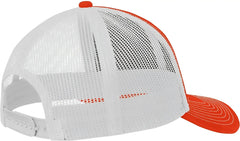 Port Authority C402 Snapback Trucker Cap - Orange White - Orange/ White / Adult OSFA