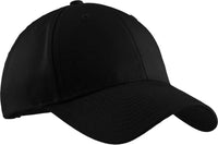 Port Authority C608 Easy Care Cap - Black - Black / One Size Fits Most
