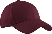 Port Authority C608 Easy Care Cap - Burgundy - Maroon / One Size Fits Most