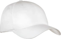Port Authority C800 Fine Twill Cap - White - White / One Size Fits Most