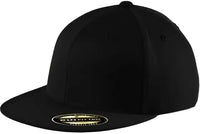 Port Authority C808 Flexfit 210 Flat Bill Cap - Heather Gray - Heather Gray / Adult S/M