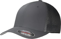 Port Authority C812 Flexfit Mesh Back Cap - Graphite Graphite - Dark Gray / 7’’ - 7 3/8’’