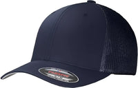 Port Authority C812 Flexfit Mesh Back Cap - True Navy True Navy - Navy / 7’’ - 7 3/8’’