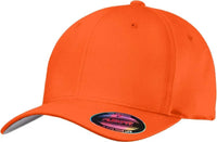 Port Authority C813 Flexfit Cotton Twill Cap - Orange - Orange / 7’’ - 7 3/8’’