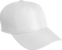 Port Authority C821 Perforated Cap - White - White / One Size Fits Most