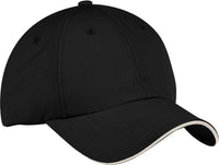 Port Authority C838 Dry Zone Cap - Black Stone - Black / One Size Fits Most