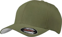 Port Authority C865 Flexfit Cap - Olive Drab Green - Olive / 7’’ - 7 3/8’’