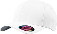 Port Authority C865 Flexfit Cap - White - White / 7’’ - 7 3/8’’