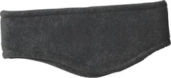 Port Authority C910 R-Tek Stretch Fleece Headband - Midnight Heather - Dark Gray / One Size Fits Most