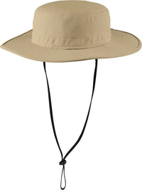 Port Authority C920 Outdoor Wide-Brim Hat - Coffee Cream - Khaki / 7’’ - 7 3/8’’