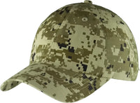 Port Authority C925 Digital Ripstop Camouflage Cap - Green Camo - Green / One Size Fits Most