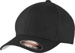 Port Authority C928 Flexfit Wool Blend Cap - Black - Black / 7’’ - 7 3/8’’