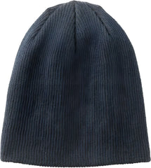 Port Authority C935 Rib Knit Slouch Beanie - Dress Blue Navy Iron Gray - Navy Dark Gray / One Size Fits Most