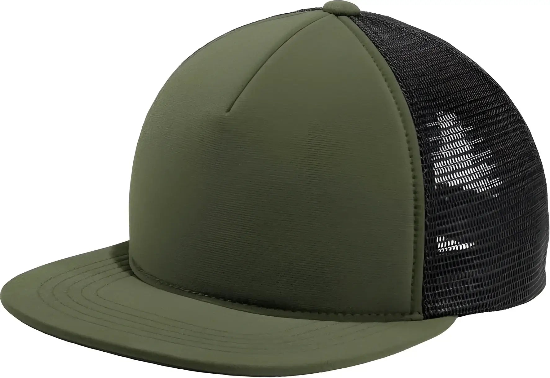 Port Authority C937 Flexfit 110 Foam Outdoor Cap - Army Green Black - Olive Green / One Size Fits Most