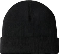 Port Authority C939 Knit Cuff Beanie - Black - Black / 7’’ - 7 3/8’’