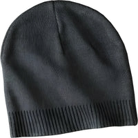 Port Authority CP95 100% Cotton Beanie - Graphite - Dark Gray / One Size Fits Most