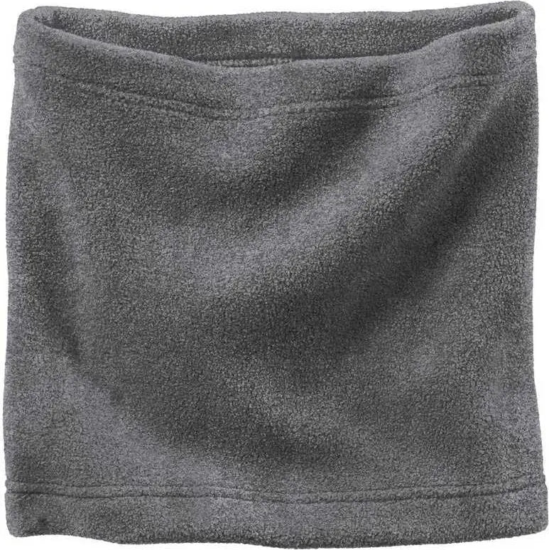 Port Authority FS07 Fleece Neck Gaiter - Midnight Heather - Dark Gray / One Size Fits Most