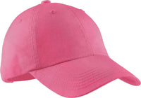 Port Authority LPWU Ladies Garment-Washed Cap - Bright Pink - Pink / One Size Fits Most