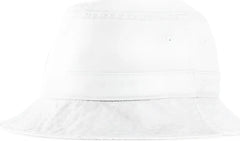 Port Authority PWSH2 Bucket Hat - White - White / 7’’ - 7 3/8’’