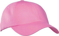 Port Authority PWU Garment-Washed Cap - Bright Pink - Pink / 7’’ - 7 3/8’’