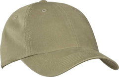 Port Authority PWU Garment-Washed Cap - Khaki - Khaki / One Size Fits Most