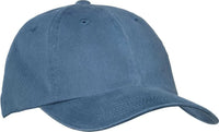 Port Authority PWU Garment-Washed Cap - Steel Blue - Gray Blue / One Size Fits Most