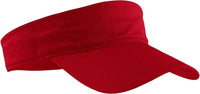 Port & Company CP45 Port & Companyfashion Visor - Red - Red / One Size Fits Most