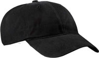 Port & Company CP77 Brushed Twill Low Profile Cap - Black - Black / One Size Fits Most
