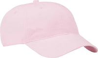Port & Company CP77 Brushed Twill Low Profile Cap - Light Pink - Light Pink / One Size Fits Most