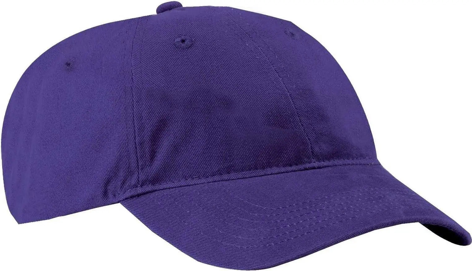 Port & Company CP77 Brushed Twill Low Profile Cap - Purple - Purple / One Size Fits Most