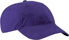 Port & Company CP77 Brushed Twill Low Profile Cap - Purple - Purple / One Size Fits Most