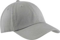 Port & Company CP78 Washed Twill Cap - Chrome - Dark Gray / One Size Fits Most