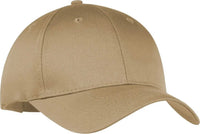 Port & Company CP80 Port & Companysix-Panel Twill Cap - Khaki - Khaki / One Size Fits Most