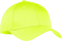 Port & Company CP80 Port & Companysix-Panel Twill Cap - Neon Yellow - Yellow / One Size Fits Most