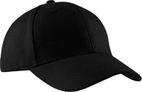 Port & Company CP82 Port & Companybrushed Twill Cap - Black - Black / One Size Fits Most